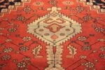 Detailed Of Antique Persian Serapi Area Rug 71440 by Nazmiyal Antique Rugs