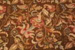 Details Of Floral Antique English Needlepoint Rug 3000 by Nazmiyal Antique Rugs