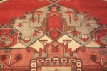 Details Of Geometric Antique Serapi Persian Area Rug 72254 by Nazmiyal Antique Rugs