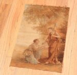Full View Of Antique Small Size Romantic French Tapestry Rug 72386 by Nazmiyal Antique Rugs