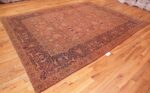 Full View Of Fine Rustic and Beautiful Antique Turkish Hereke Rug 72416 by Nazmiyal Antique Rugs