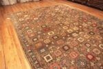 Side Of Dated Large Antique Persian Bakshaish Rug 72200 by Nazmiyal Antique Rugs