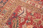 Weave Of Small Scatter Size Red Antique Persian Kerman Rug 72409 by Nazmiyal Antique Rugs