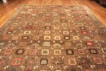 Whole View Of Dated Large Antique Persian Bakshaish Rug 72200 by Nazmiyal Antique Rugs