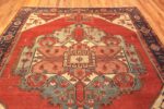 Whole View Of Geometric Antique Serapi Persian Area Rug 72254 by Nazmiyal Antique Rugs