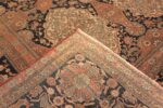 Back Of Antique Persian Mohtasham Kashan Rug 72478 by Nazmiyal Antique Rugs