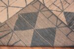 Back Of Geometric Contemporary Design Central Asian Area Rug 11604 by Nazmiyal Antique Rugs