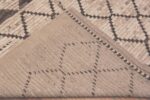 Back Of Large Geometric Tribal Berber Design Modern Area Rug 11870 by Nazmiyal Collection