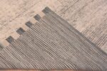 Back Of Neutral Color Decorative Contemporary Chic Modern Area Rug 11479 by Nazmiyal Antique Rugs