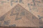 Back Of Oversized Zigzag Design Modern Central Asian Rug 11848 by Nazmiyal Antique Rugs