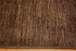 Border Of Brown Tone Minimalist Contemporary Area Rug 11533 by Nazmiyal Collection