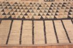 Border Of Large Primitive Motifs Modern Folk Art Area Rug 11869 by Nazmiyal Collection