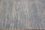 Border Of Trending Blue Abstract Contemporary Area Rug 11510 by Nazmiyal Antique Rugs