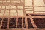 Border Of Tribal Primitive Design Central Asian Rug 11782 by Nazmiyal Antique Rugs