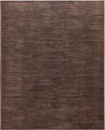 Brown Tone Minimalist Contemporary Area Rug 11533 by Nazmiyal Antique Rugs