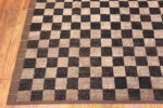 Corner Of Checker Design Modern Central Asian Rug 11299 by Nazmiyal Antique Rugs