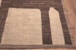 Corner Of Earthy Tones Modern Central Asian Area Rug 11644 by Nazmiyal Antique Rugs