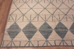Corner Of Geometric Contemporary Design Central Asian Area Rug 11604 by Nazmiyal Antique Rugs
