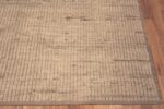 Corner Of Minimalist Contemporary Central Asian Area Rug 11321 by Nazmiyal Antique Rugs