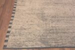 Corner Of Neutral Color Decorative Contemporary Chic Modern Area Rug 11479 by Nazmiyal Antique Rugs