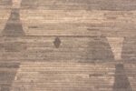 Detail Of Geometrically Designed Brown Tones Modern Central Asian Rug 11509 by Nazmiyal Antique Rugs