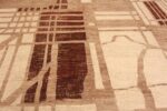 Detail Of Tribal Primitive Design Central Asian Rug 11782 by Nazmiyal Antique Rugs