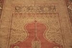 Detail Of Vintage Turkish Kayseri Rug 72234 by Nazmiyal Antique Rugs