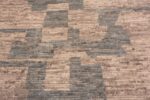 Detailed Of Large Earthy Tones Chic Modern Central Asian Rug 11871 by Nazmiyal Collection