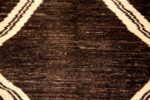 Details Of Diamond Design Black And White Modern Rug 11394 by Nazmiyal Antique Rugs