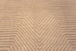 Details Of Trending Contemporary Modern Geometric Cream Tones Area Rug 11450 by Nazmiyal Antique Rugs