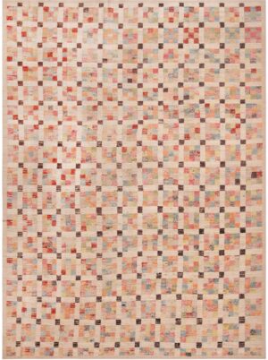 Eclectic Colorful Geometric Modern Decorative Area Rug 11676 by Nazmiyal Antique Rugs