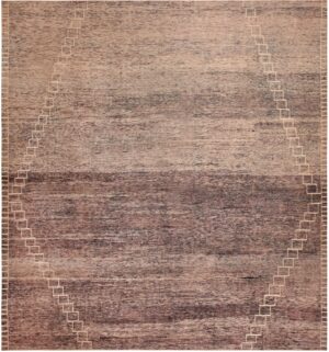 Large Decorative Brown Tones Contemporary Rug 11789 by Nazmiyal Antique Rugs