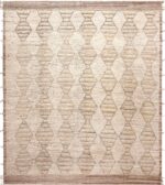 Large Geometric Central Asian Rug 11742 by Nazmiyal Antique Rugs
