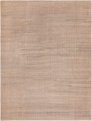 Room Size Decorative Modern Cream Rug 11635 by Nazmiyal Antique Rugs