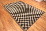 Side Of Checker Design Modern Central Asian Rug 11299 by Nazmiyal Antique Rugs