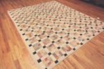 Side Of Contemporary Central Asian Geometric Colorful Area Rug 11411 by Nazmiyal Antique Rugs