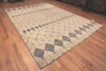 Side Of Geometric Contemporary Design Central Asian Area Rug 11604 by Nazmiyal Antique Rugs