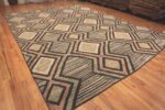 Side Of Large Diamond Design Modern Central Asian Area Rug 11776 by Nazmiyal Antique Rugs