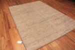 Side Of Minimalist Contemporary Central Asian Area Rug 11321 by Nazmiyal Antique Rugs