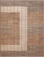 Trending Brown Earthy Tones Modern Decorative Rug 11480 by Nazmiyal Antique Rugs