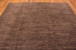 Whole View Of Brown Tone Minimalist Contemporary Area Rug 11533 by Nazmiyal Collection
