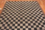 Whole View Of Checker Design Modern Central Asian Rug 11299 by Nazmiyal Antique Rugs