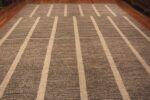 Whole View Of Large Chic Contemporary Brown Central Asian Rug 11816 by Nazmiyal Antique Rugs