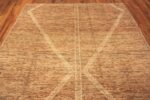 Whole View Of Minimalist Tribal Primitive Design Rust Tones Modern Area Rug 11344 by Nazmiyal Antique Rugs