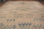 Whole View Of Oversized Zigzag Design Modern Central Asian Rug 11848 by Nazmiyal Antique Rugs