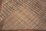 Back Of Modern Trending Primitive Design Earthy Tones Area Rug 11620 by Nazmiyal Antique Rugs