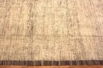 Border Of Large Calming Tones Ivory Cream Modern Chic Decorative Area Rug 11837 by Nazmiyal Antique Rugs