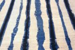 Close Up Of Large Abstract Design Vibrant Bold Contemporary Area Rug 11842 by Nazmiyal Antique Rugs