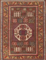 Collectible Tribal Geometric Antique Rustic Caucasian Karachopf Area Rug Collectible Tribal Geometric Antique Rustic Caucasian Karachopf Area Rug 72558 by Nazmiyal Antique Rugs