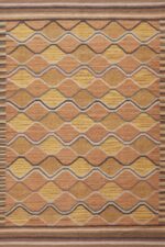 Contemporary Scandinavian Mid-Century Modern Swedish Design Flatweave Kilim Rug 72542 by Nazmiyal Antique Rugs
